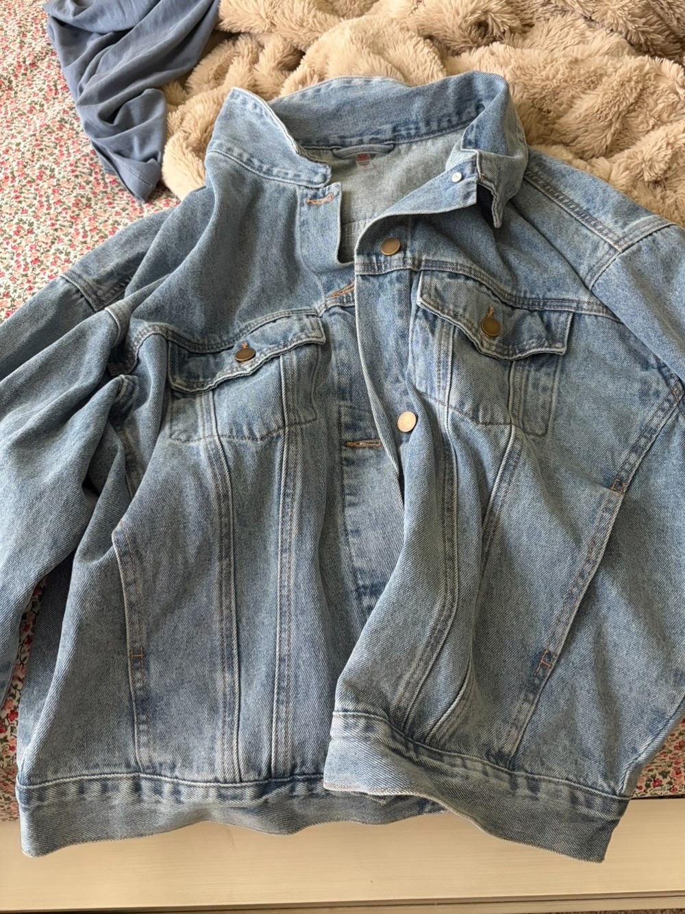 Mono B Light Blue Denim Jean Jacket